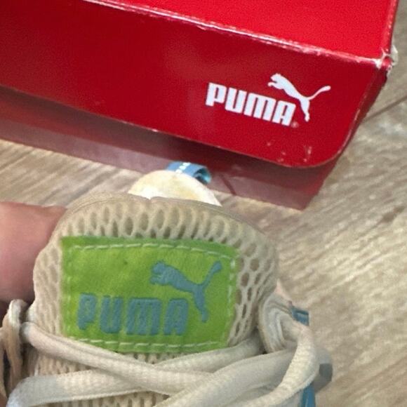 PUMA Voltaic II Mixup Womens Running sneakers size 9 white and blue #18244 - Picture 8 of 9